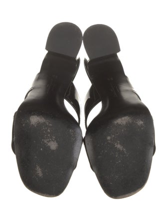 Salvatore Ferragamo Patent Leather Slides