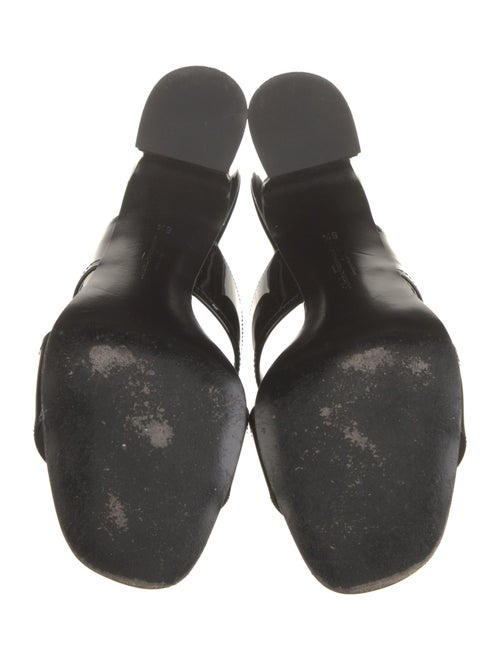 Salvatore Ferragamo Patent Leather Slides