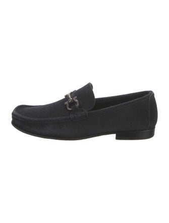 Salvatore Ferragamo Suede Dress Loafers