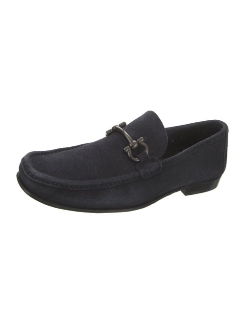 Salvatore Ferragamo Suede Dress Loafers