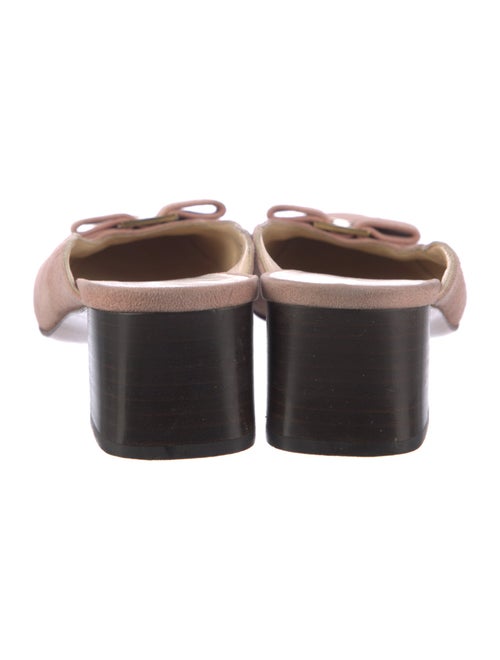 Salvatore Ferragamo Vara Bow Accent Suede Mules