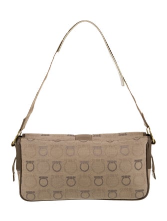 Salvatore Ferragamo Canvas Shoulder Bag