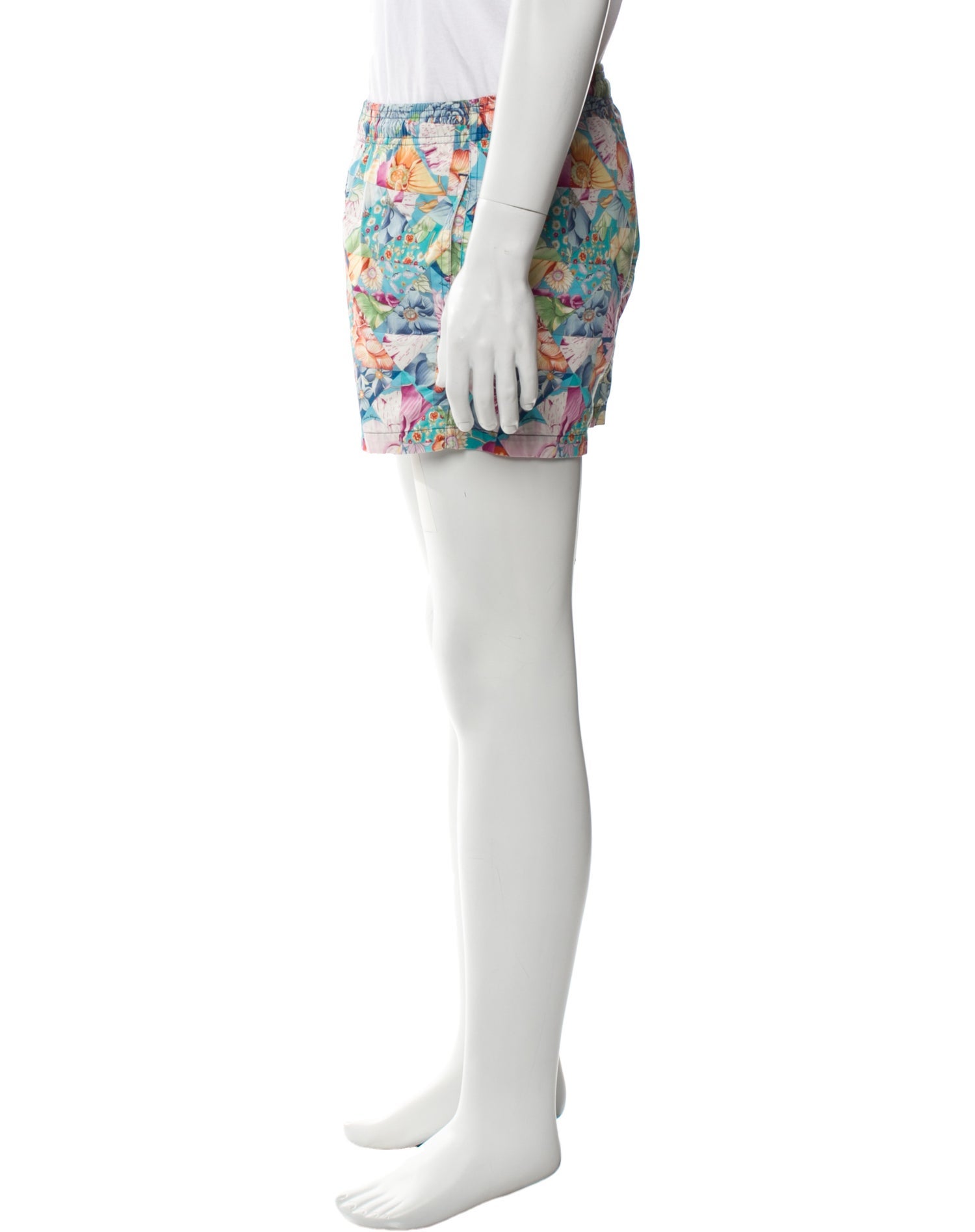 Salvatore Ferragamo Floral Print Swim Trunks