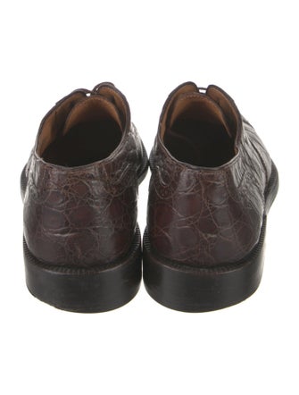 Salvatore Ferragamo Crocodile Oxfords