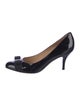Salvatore Ferragamo Vara Bow Accent Patent Leather Pumps