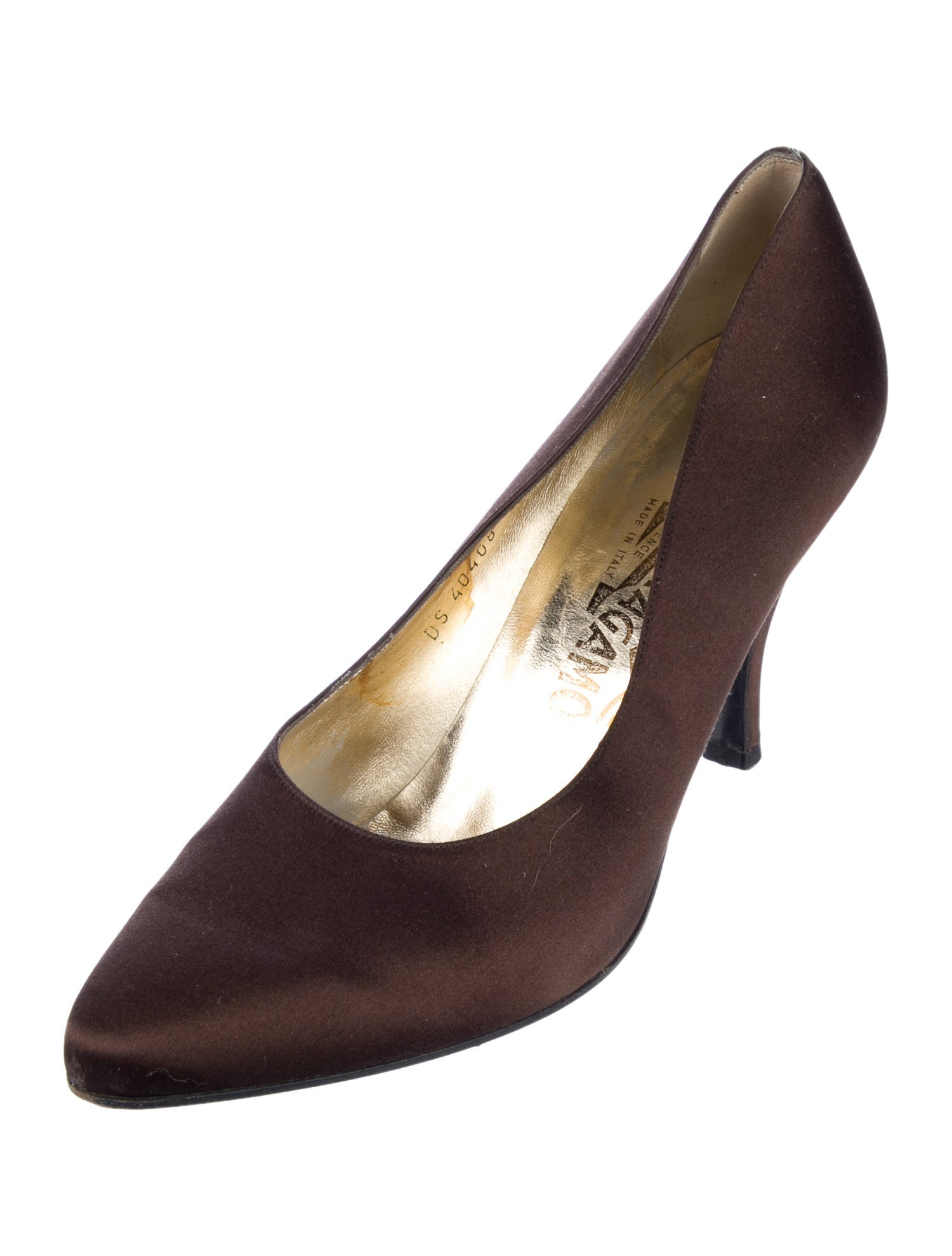 Salvatore Ferragamo Satin Pumps