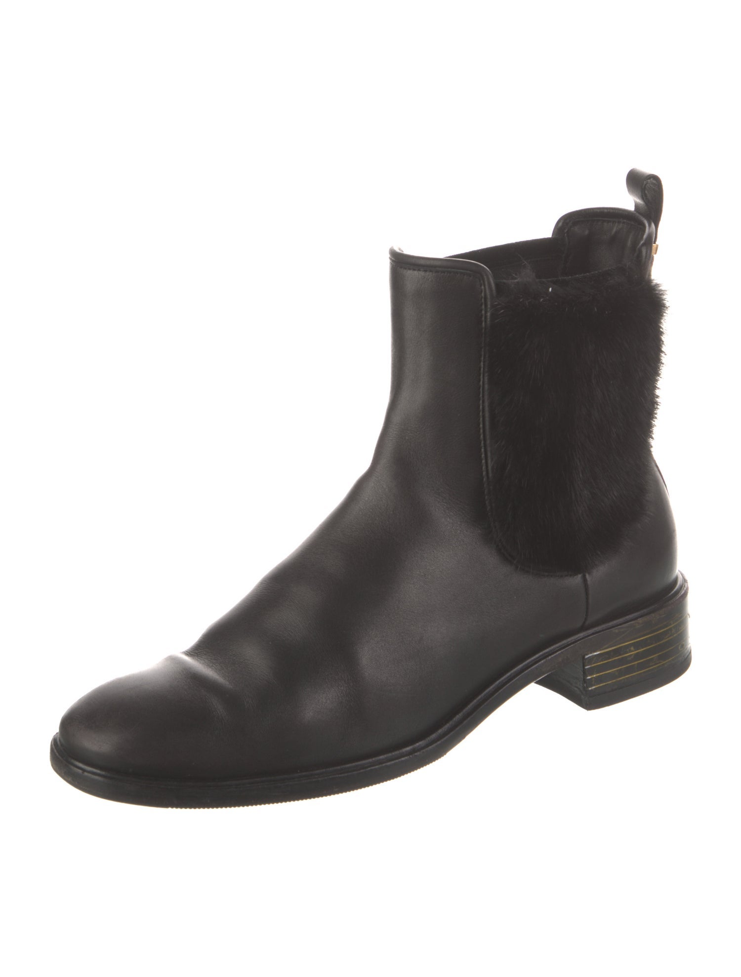 Salvatore Ferragamo Leather Chelsea Boots