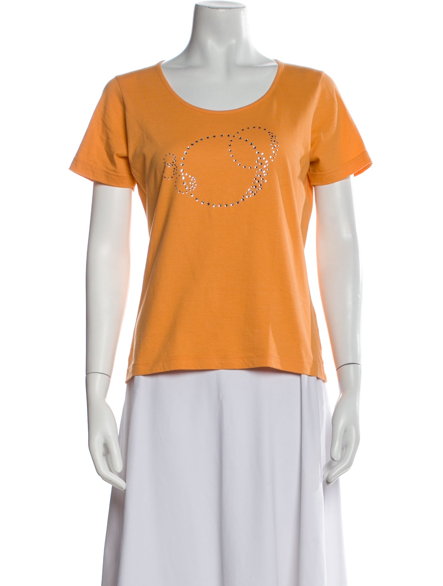 Salvatore Ferragamo Graphic Print Scoop Neck T-Shirt