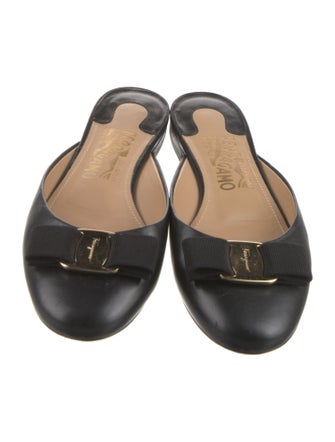 Salvatore Ferragamo Leather Mules
