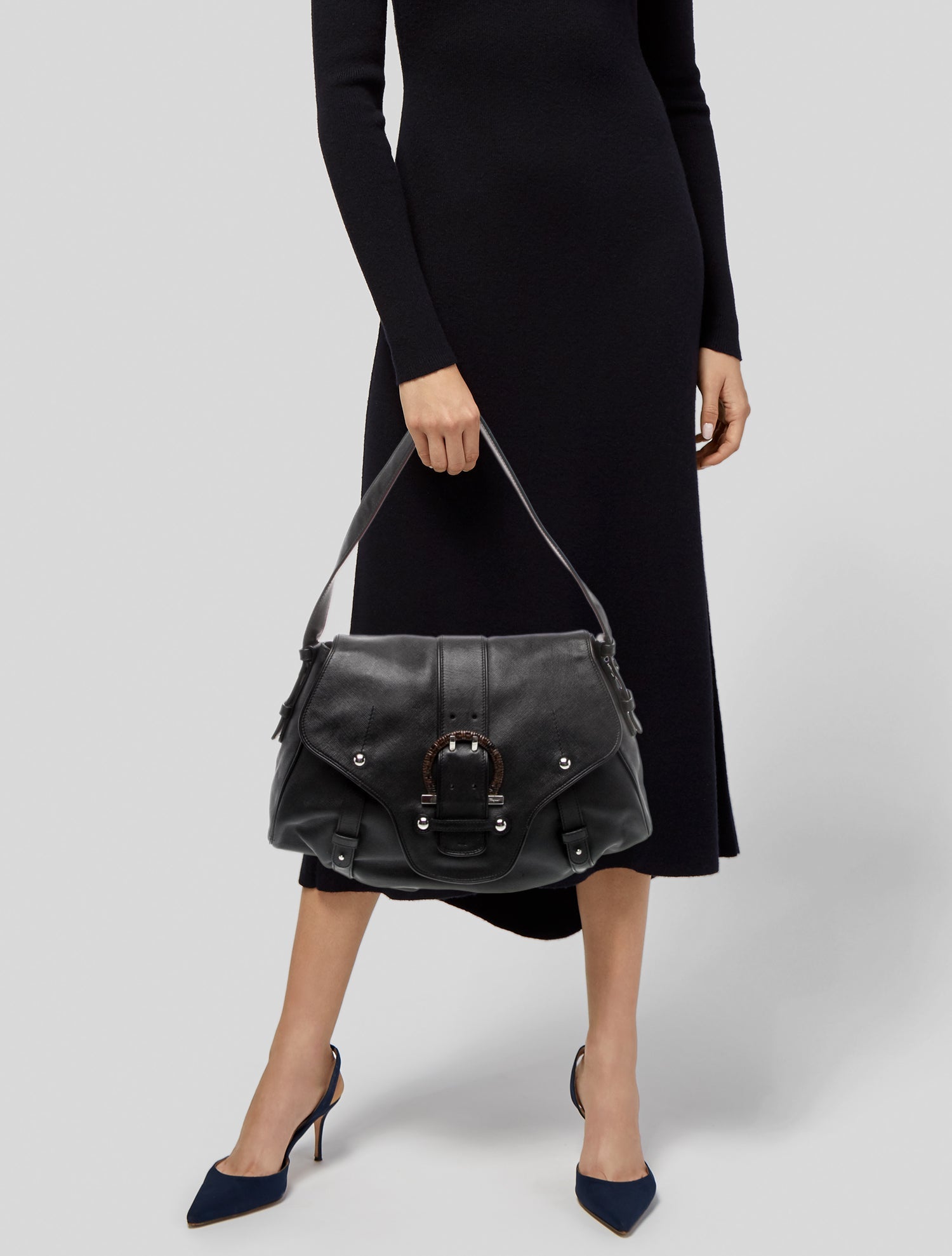 Salvatore Ferragamo Leather Shoulder Bag