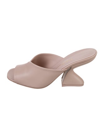 Salvatore Ferragamo Leather Slides