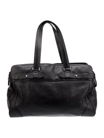 Salvatore Ferragamo Leather Weekender Bag