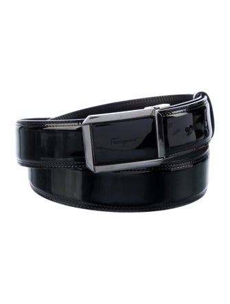 Salvatore Ferragamo Patent Leather Belt