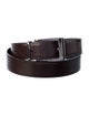 Salvatore Ferragamo Gancio Logo Leather Belt