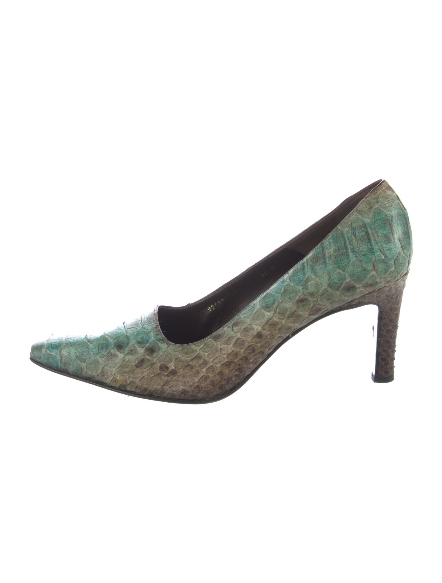 Salvatore Ferragamo Snakeskin Animal Print Pumps