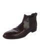 Salvatore Ferragamo Leather Chelsea Boots