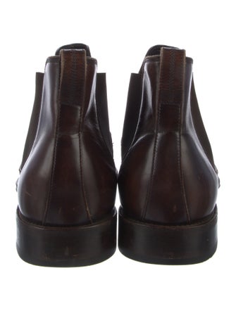 Salvatore Ferragamo Leather Chelsea Boots