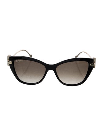 Salvatore Ferragamo Gancini Logo Cat-Eye Sunglasses
