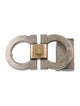 Salvatore Ferragamo Engraved Metal Belt Buckle