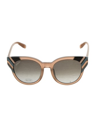 Salvatore Ferragamo Cat-Eye Tinted Sunglasses