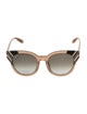 Salvatore Ferragamo Cat-Eye Tinted Sunglasses