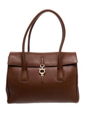 Salvatore Ferragamo Gancini Top Handle Bag