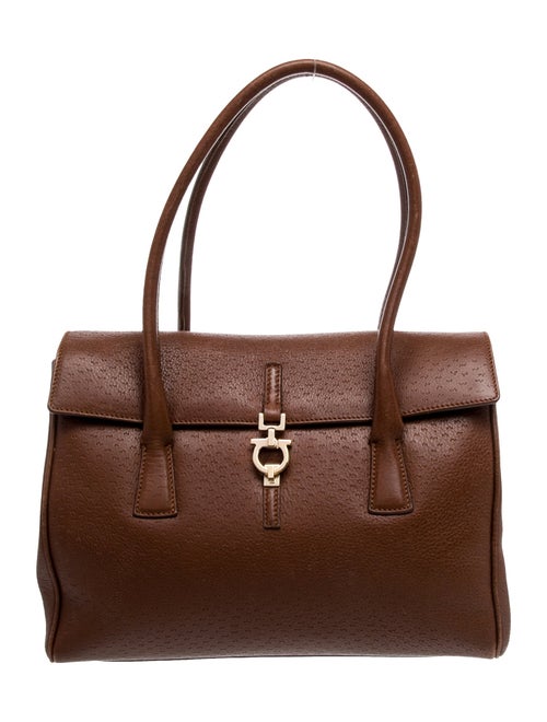 Salvatore Ferragamo Gancini Top Handle Bag