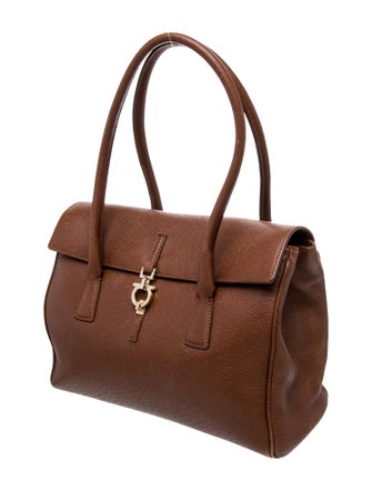 Salvatore Ferragamo Gancini Top Handle Bag