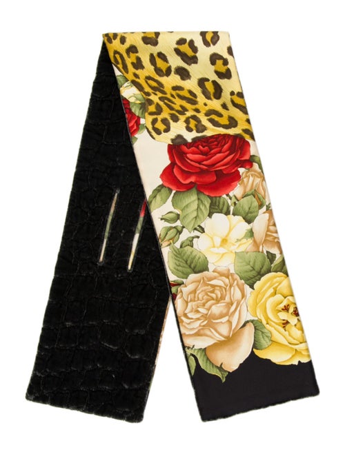Salvatore Ferragamo Floral Print Scarf