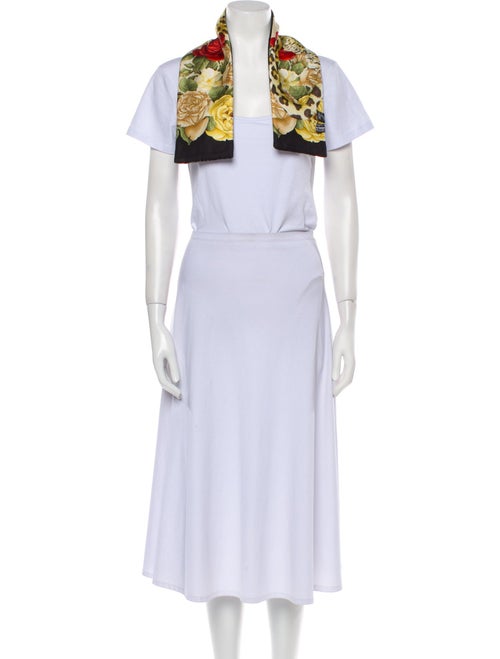 Salvatore Ferragamo Floral Print Scarf