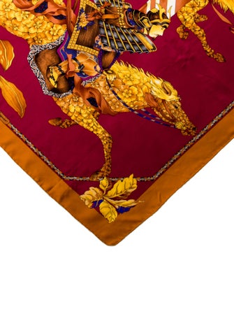 Salvatore Ferragamo Silk Printed Scarf