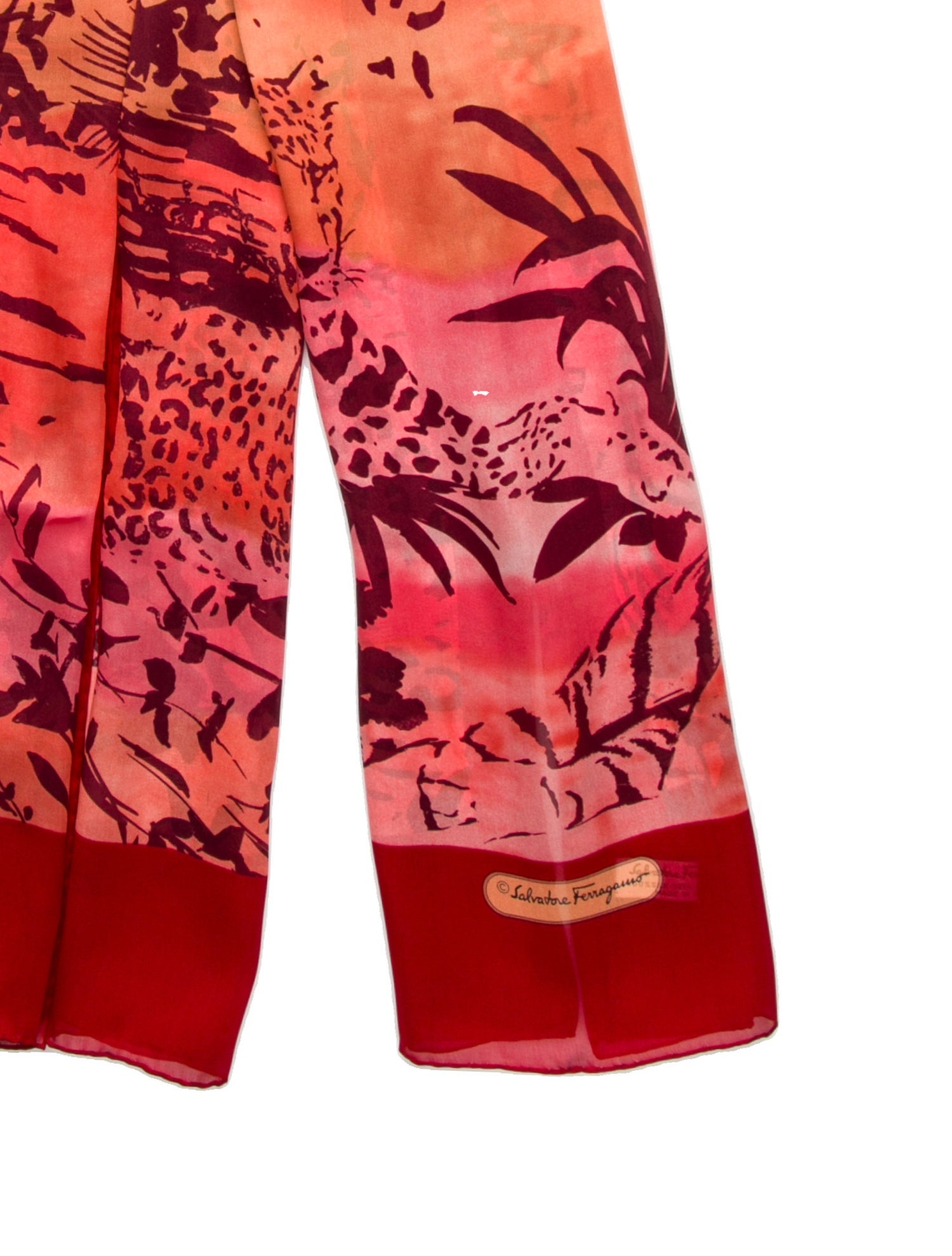 Salvatore Ferragamo Silk Printed Scarf