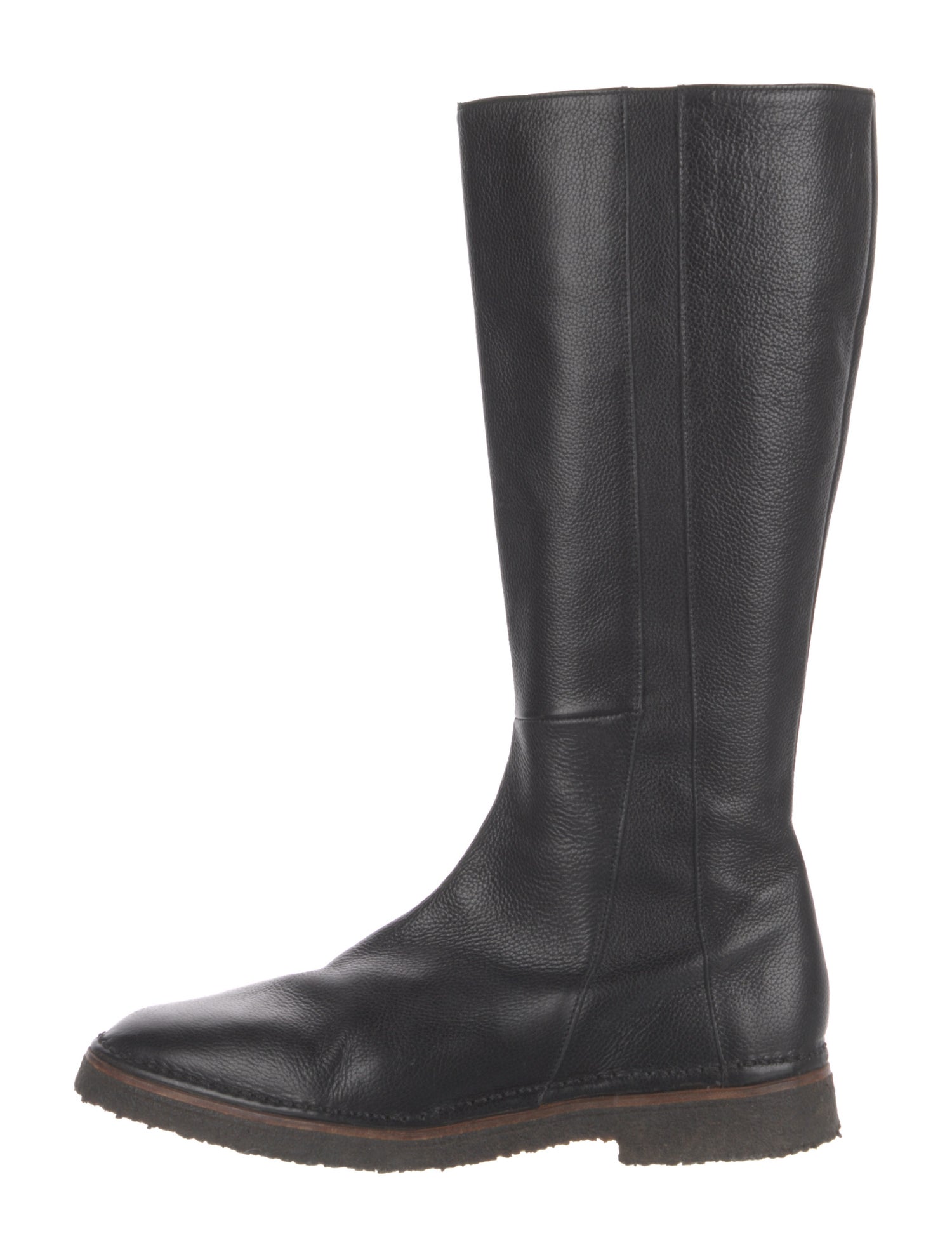 Salvatore Ferragamo Leather Riding Boots