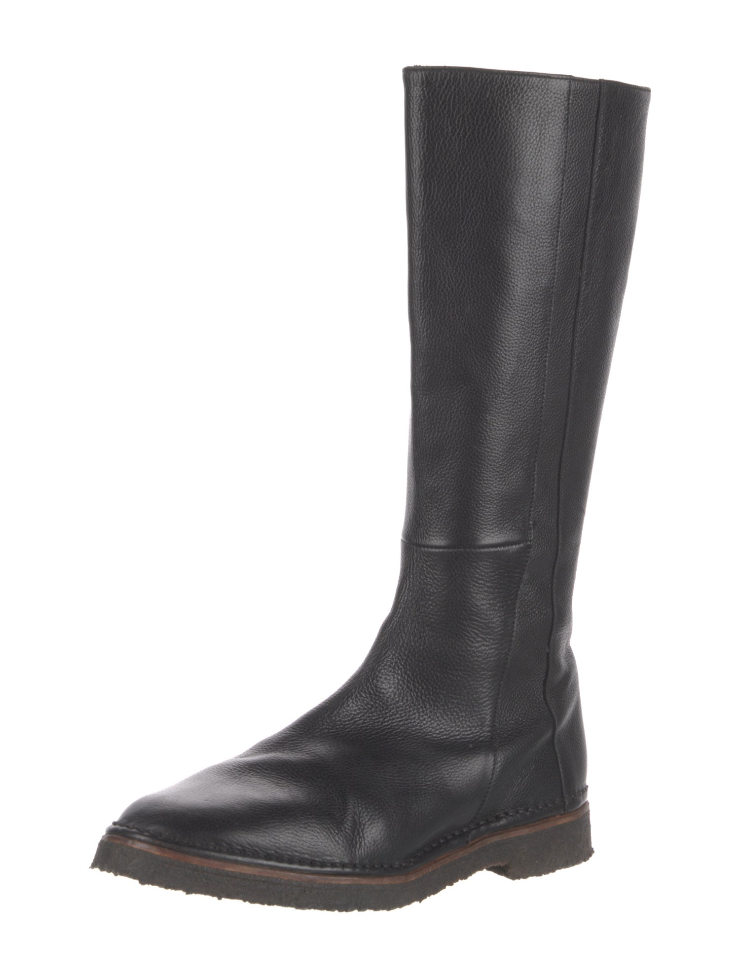 Salvatore Ferragamo Leather Riding Boots