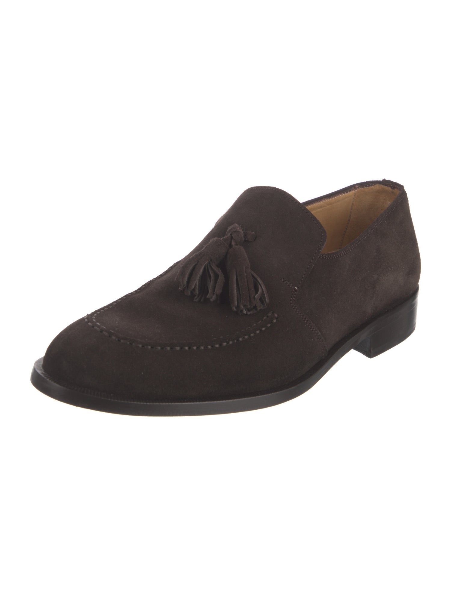 Giorgio Armani Vintage Suede Dress Loafers