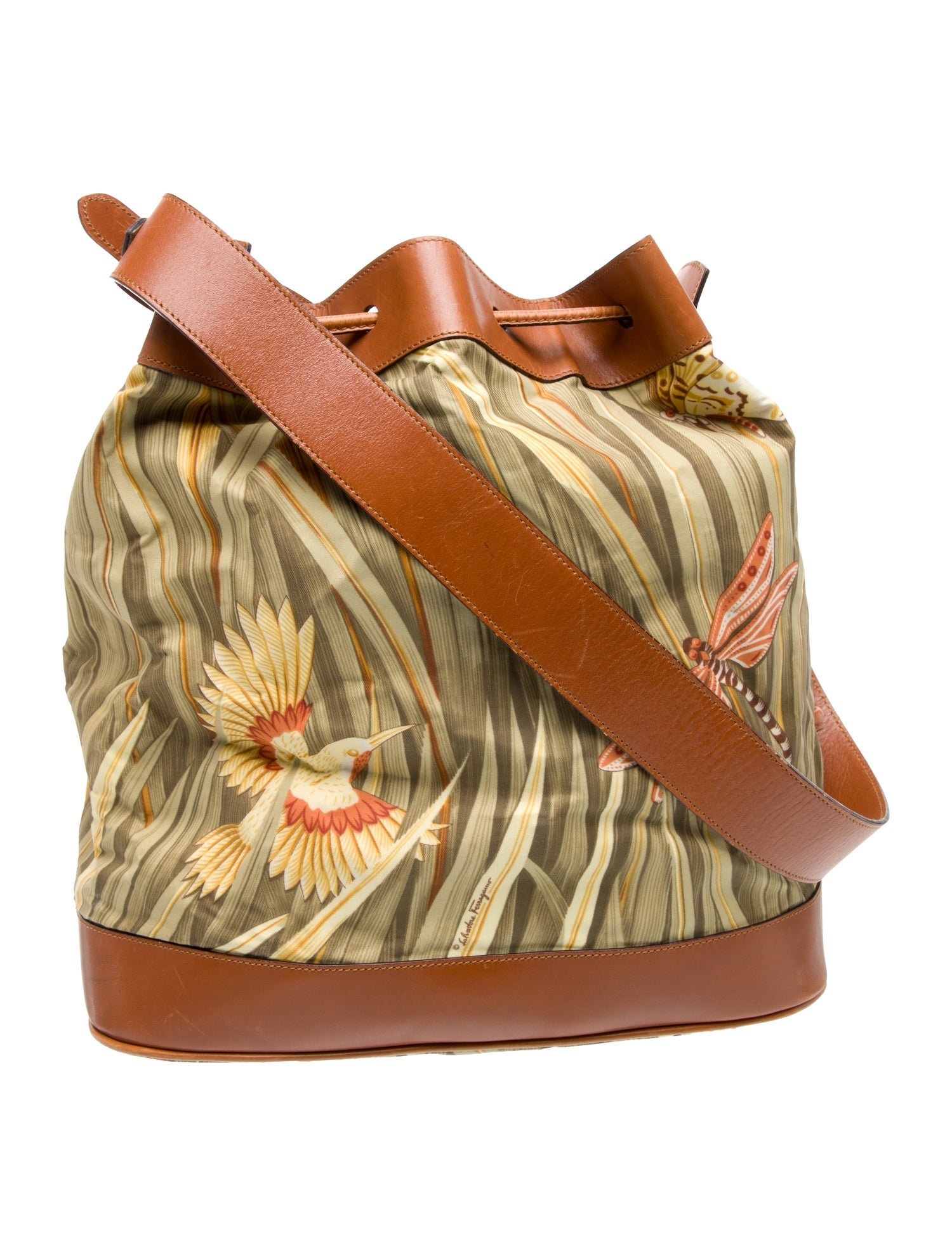 Salvatore Ferragamo Nylon Messenger Bag