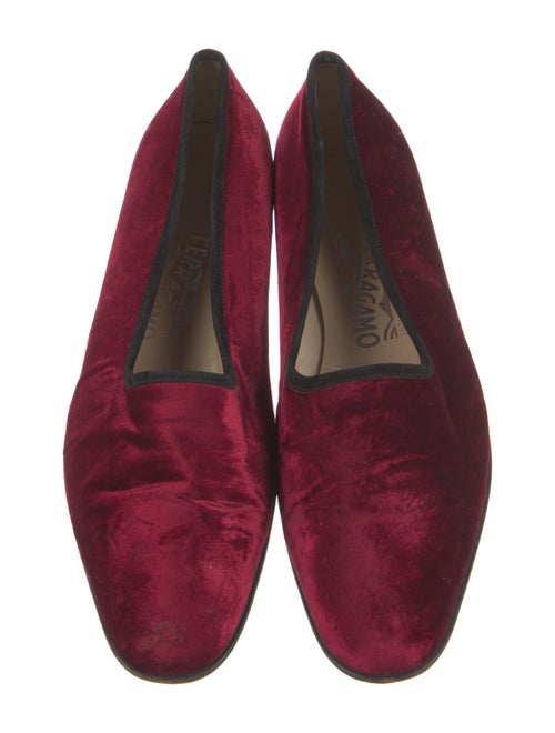 Salvatore Ferragamo Velvet Loafers