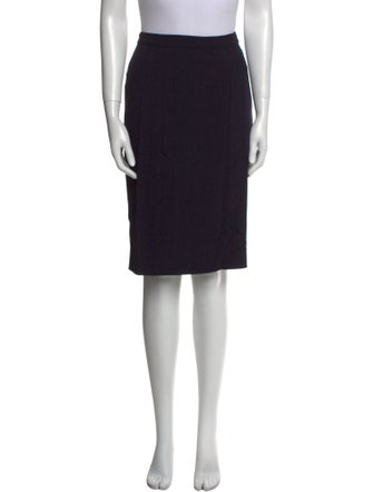 Salvatore Ferragamo Wool Knee-Length Skirt