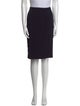 Salvatore Ferragamo Wool Knee-Length Skirt