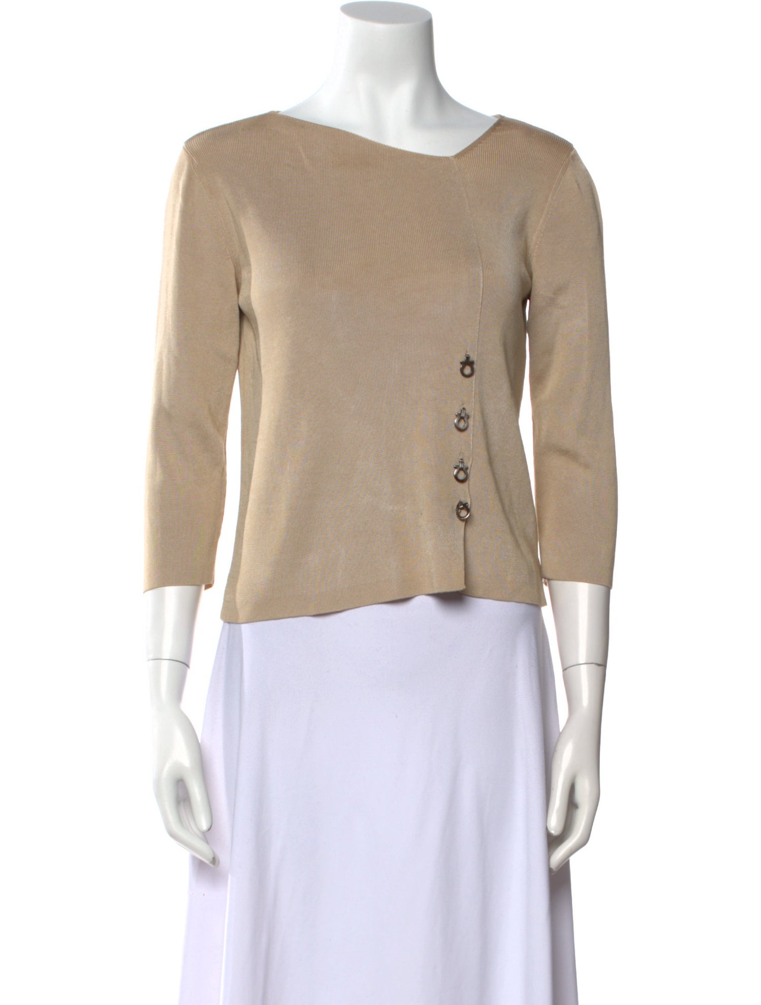 Salvatore Ferragamo Bateau Neckline Sweater