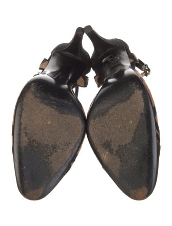 Salvatore Ferragamo Ponyhair Animal Print D'Orsay Pumps