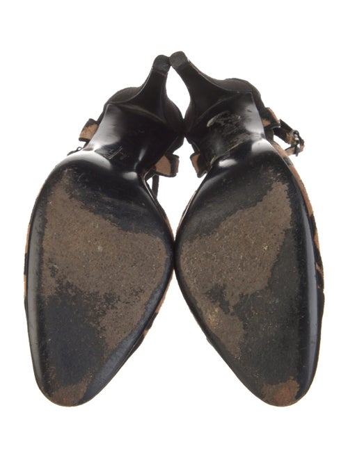 Salvatore Ferragamo Ponyhair Animal Print D'Orsay Pumps