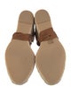 Salvatore Ferragamo Leather Bow Accents Espadrilles