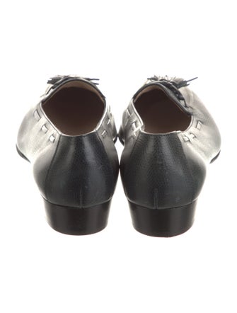 Salvatore Ferragamo Gancini Logo Leather Pumps