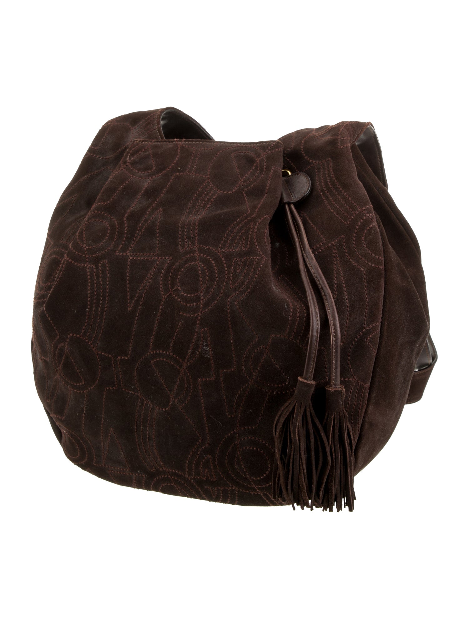 Salvatore Ferragamo Suede Bucket Bag