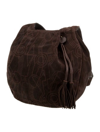 Salvatore Ferragamo Suede Bucket Bag