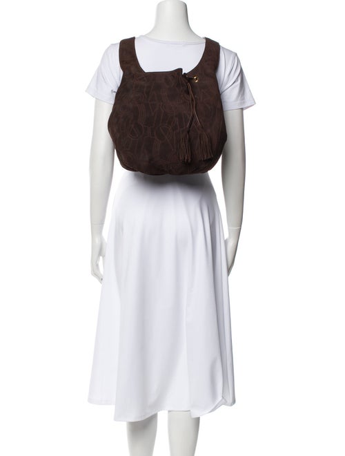 Salvatore Ferragamo Suede Bucket Bag