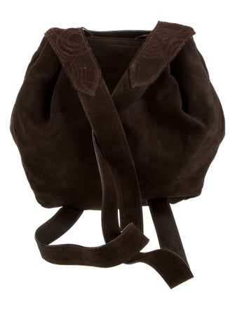 Salvatore Ferragamo Suede Bucket Bag