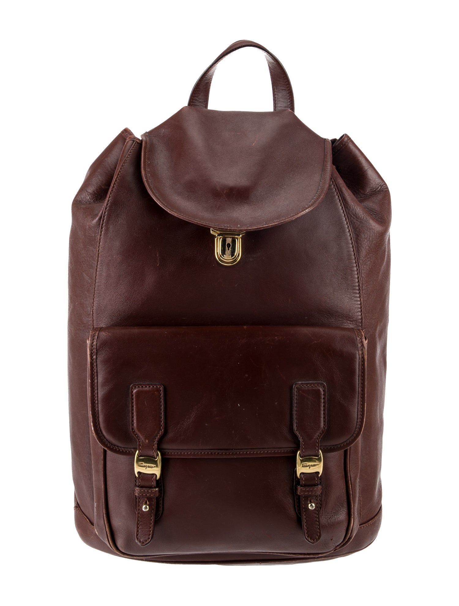 Salvatore Ferragamo Leather Backpack