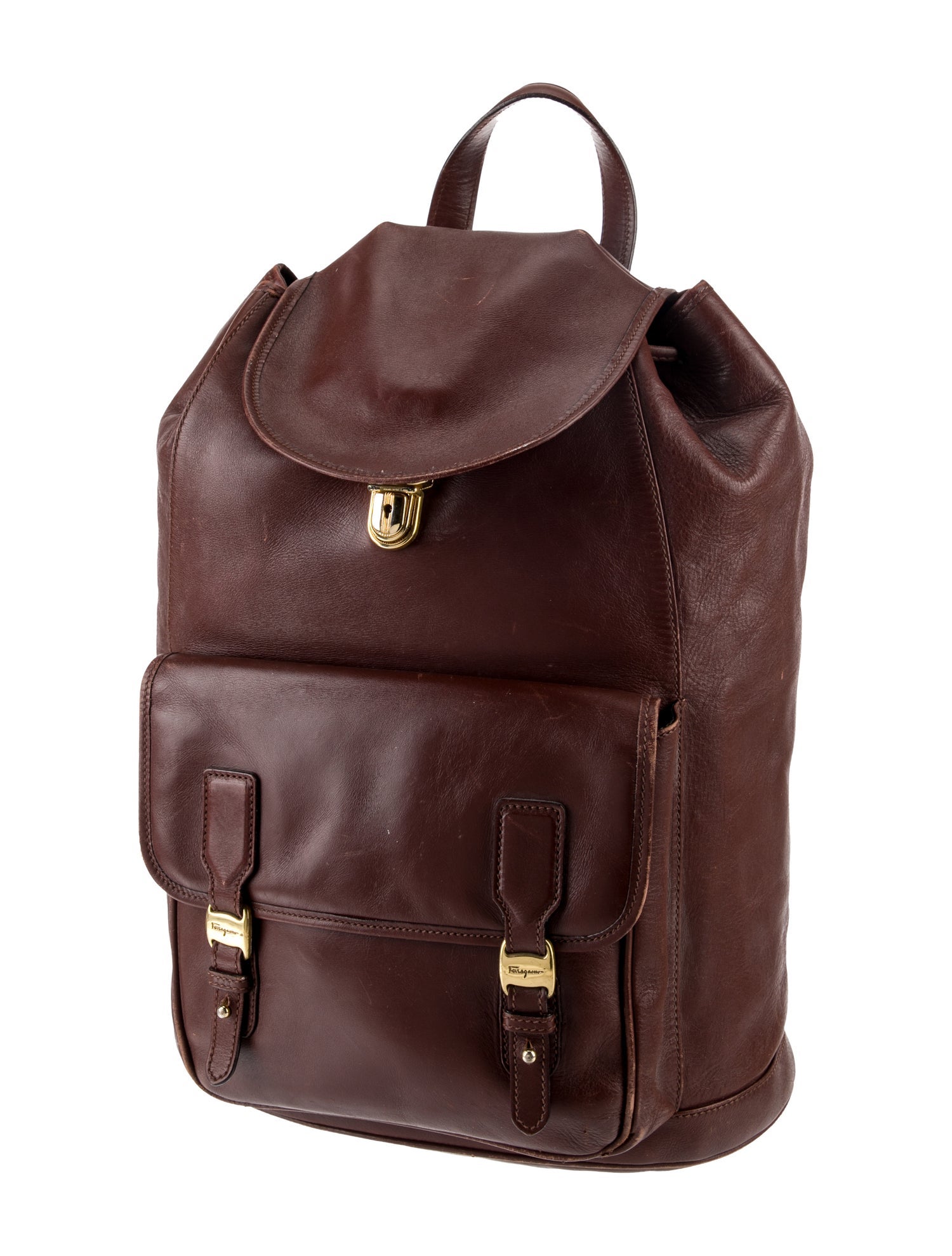 Salvatore Ferragamo Leather Backpack